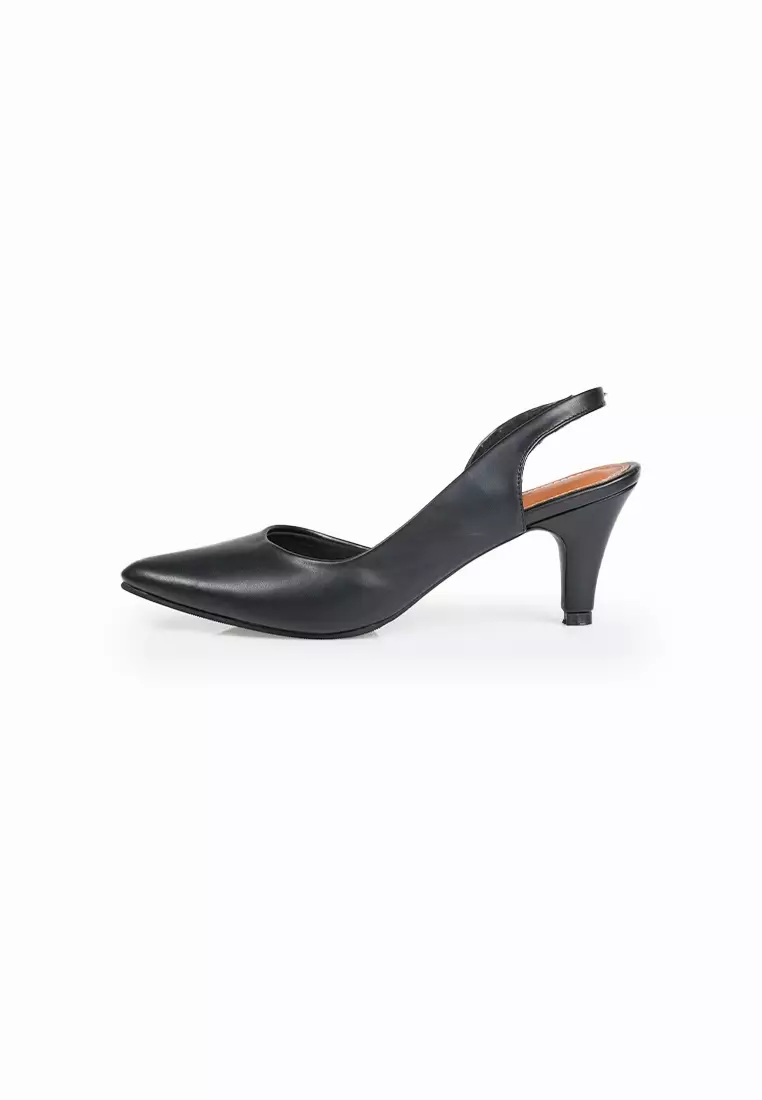 Seis Alena Sepatu High Heels  Wanita 7 cm Series-BLACK