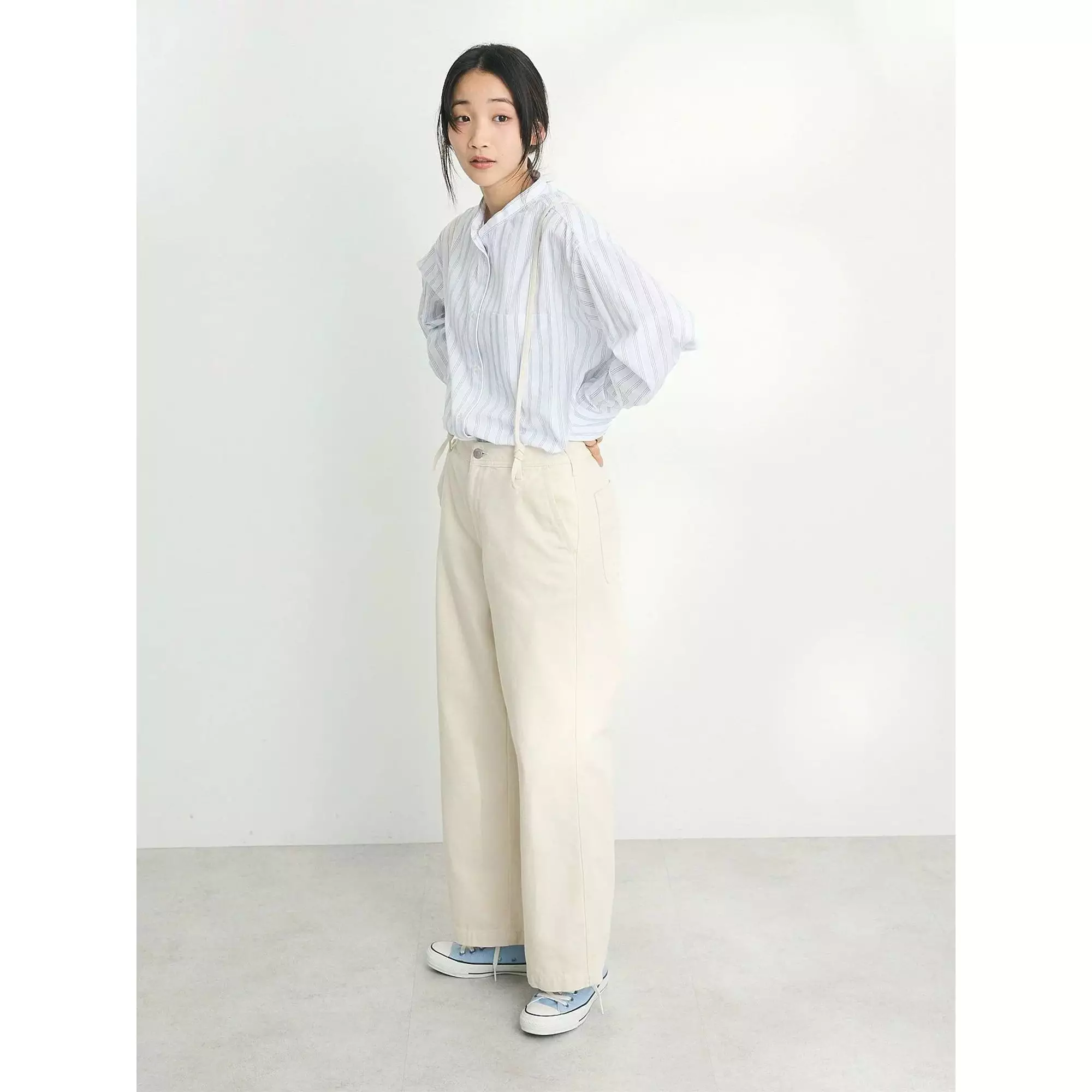 Craft Standard Boutique - Hayato Band Collar Shirt