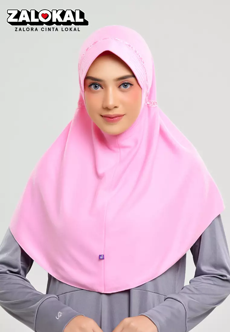RABBANI - Kerudung Sekolah Instan Hemy KAA S - Rose