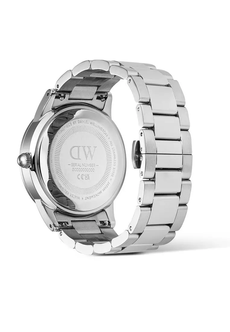 Iconic Paradigma Link Blue Bezel  - Men Watch stainless steel watch DW Official Authentic Original jam tanggan lelaki DW jam tangan