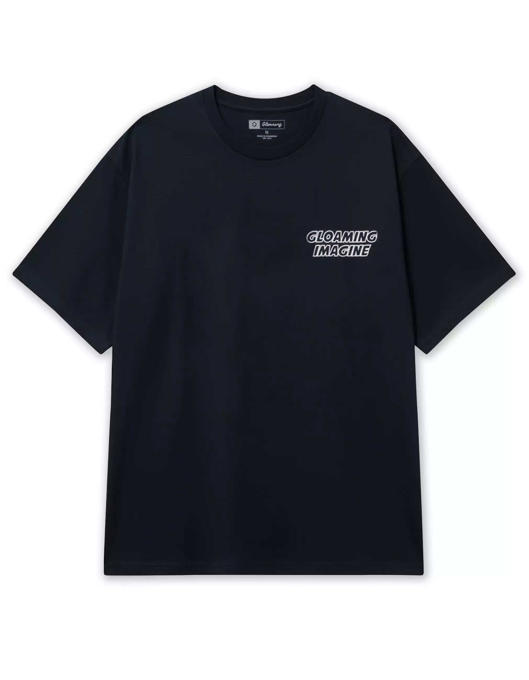 Kaos Design Imagination Hitam Unisex