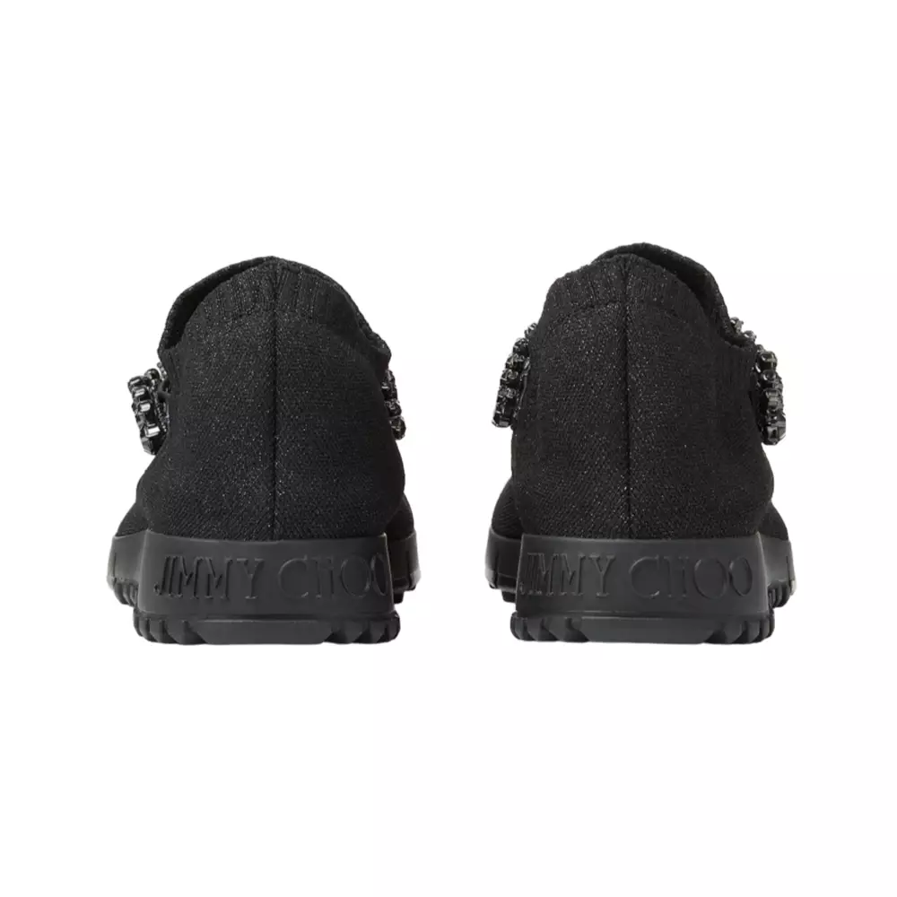 [12.12 Dealcember] Verona Crystal Sneakers All Black