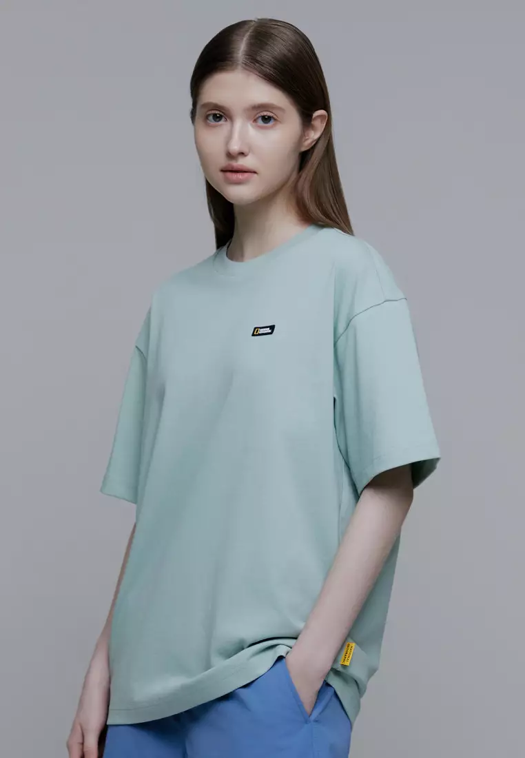 男女同款EXPLORE圖案短袖T恤
