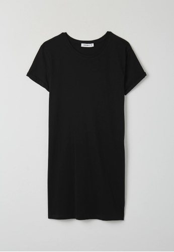 Terranova black Women's Basic Maxi T-Shirt 824B3AACF75CDCGS_1