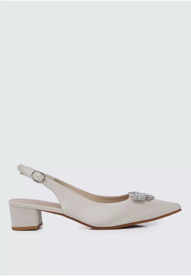 Champagne slingback shoes hot sale