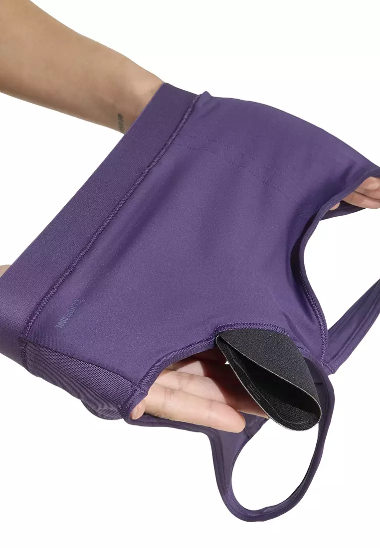 Powerreact Train Medium-Support 3-Stripes Bra