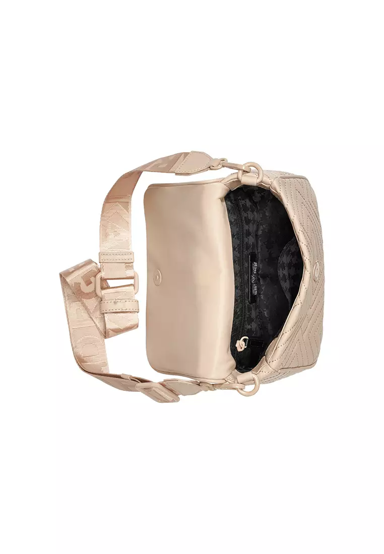 Karl Lagerfeld Voyage Biker Crossbody Bag - Shell