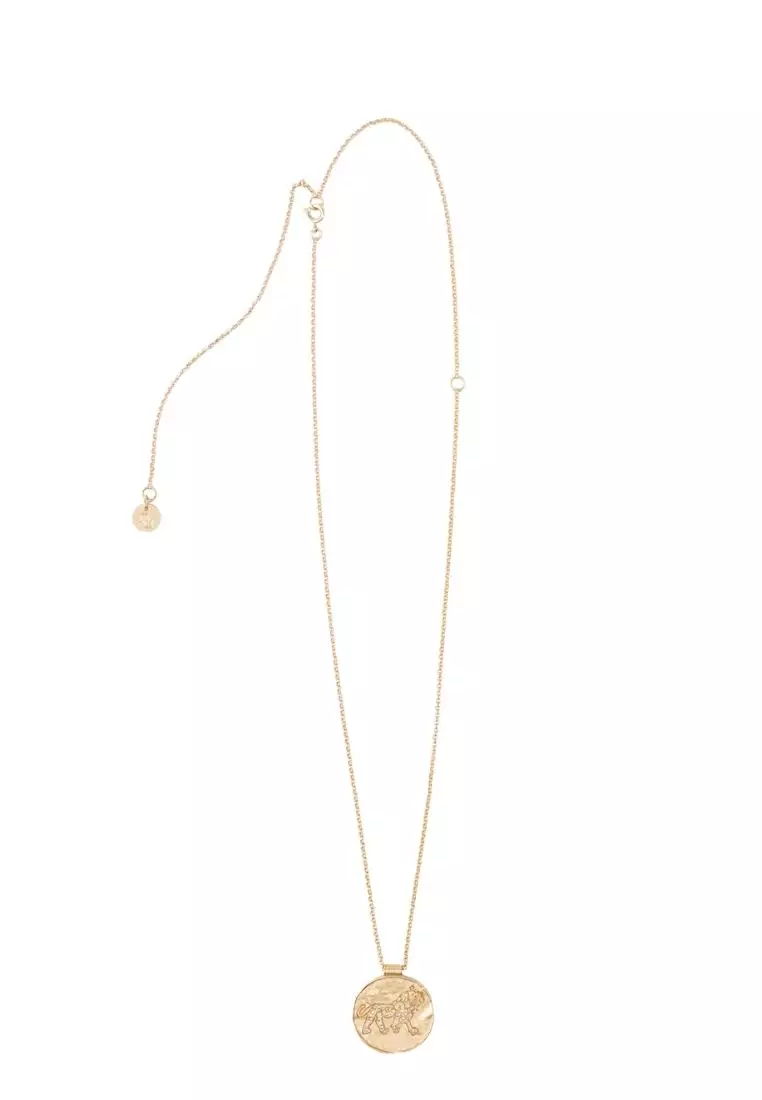 Buy Maje Zodiac Medal Necklace - Leo Online | ZALORA Malaysia