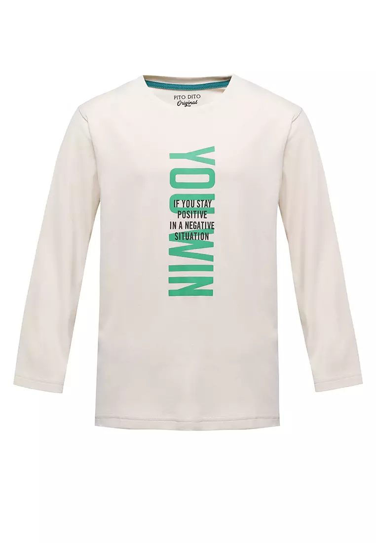 Pito Dito Boy Amedeo T-shirt Anak Cream