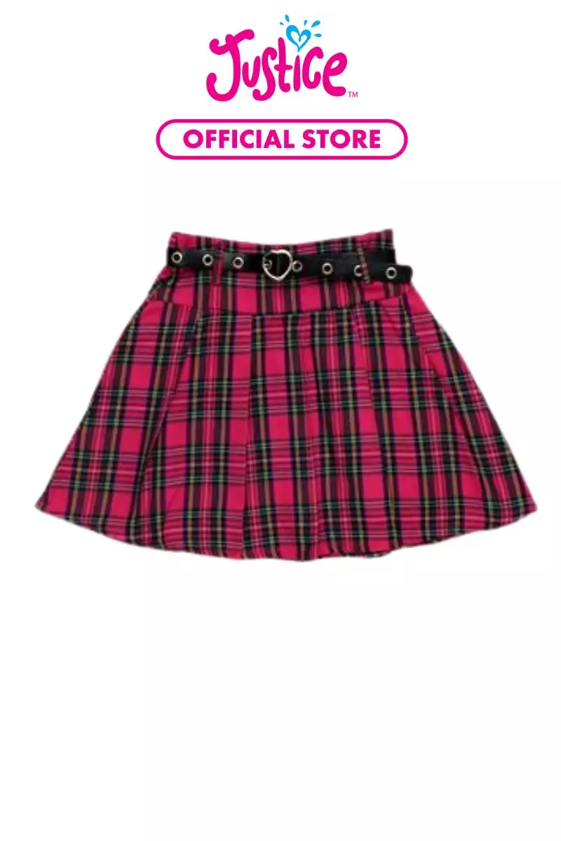 Plaid skirt justice hotsell