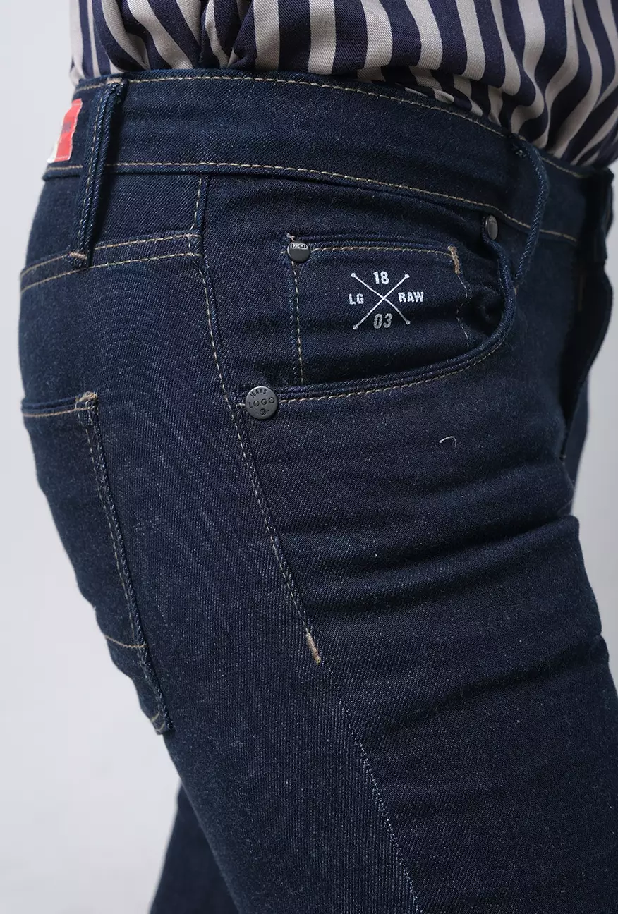 Celana Jeans Wanita Bootcut I1 Series Dark Blue