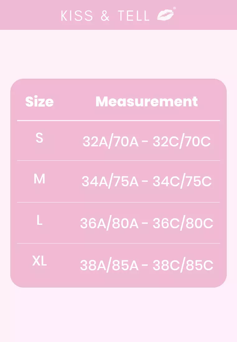 Premium Martha Scallop Seamless Wireless Push Up Bra in Nude