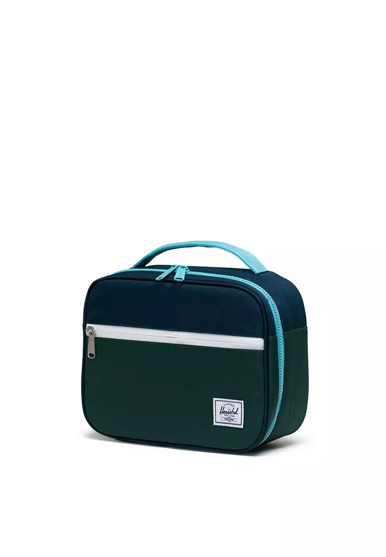 Buy Herschel Pop Quiz Lunch Box Hunter Green/reflecting Pond/sea Jet ...