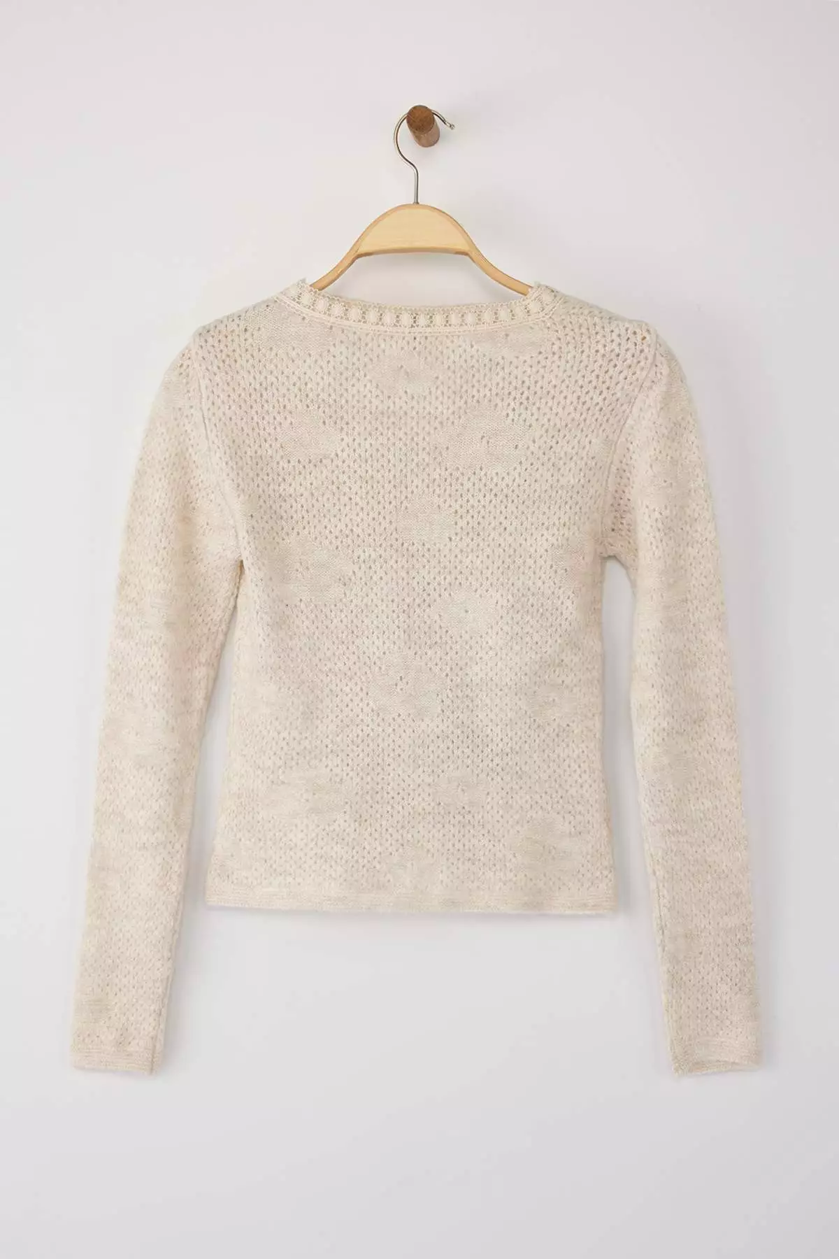 Stone Fitted/Skin Fitting Soft Textured Knitwear Cardigan