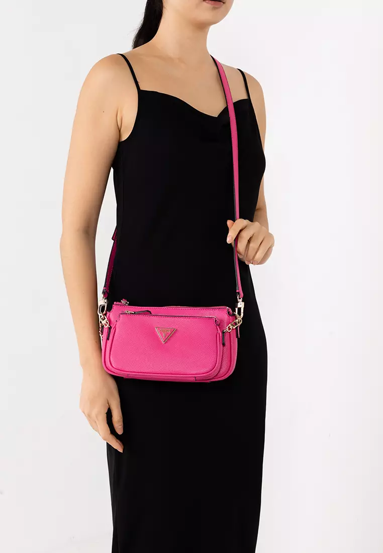 Jual Guess Noelle Double Pouch Crossbody Bag Original 2023 ZALORA