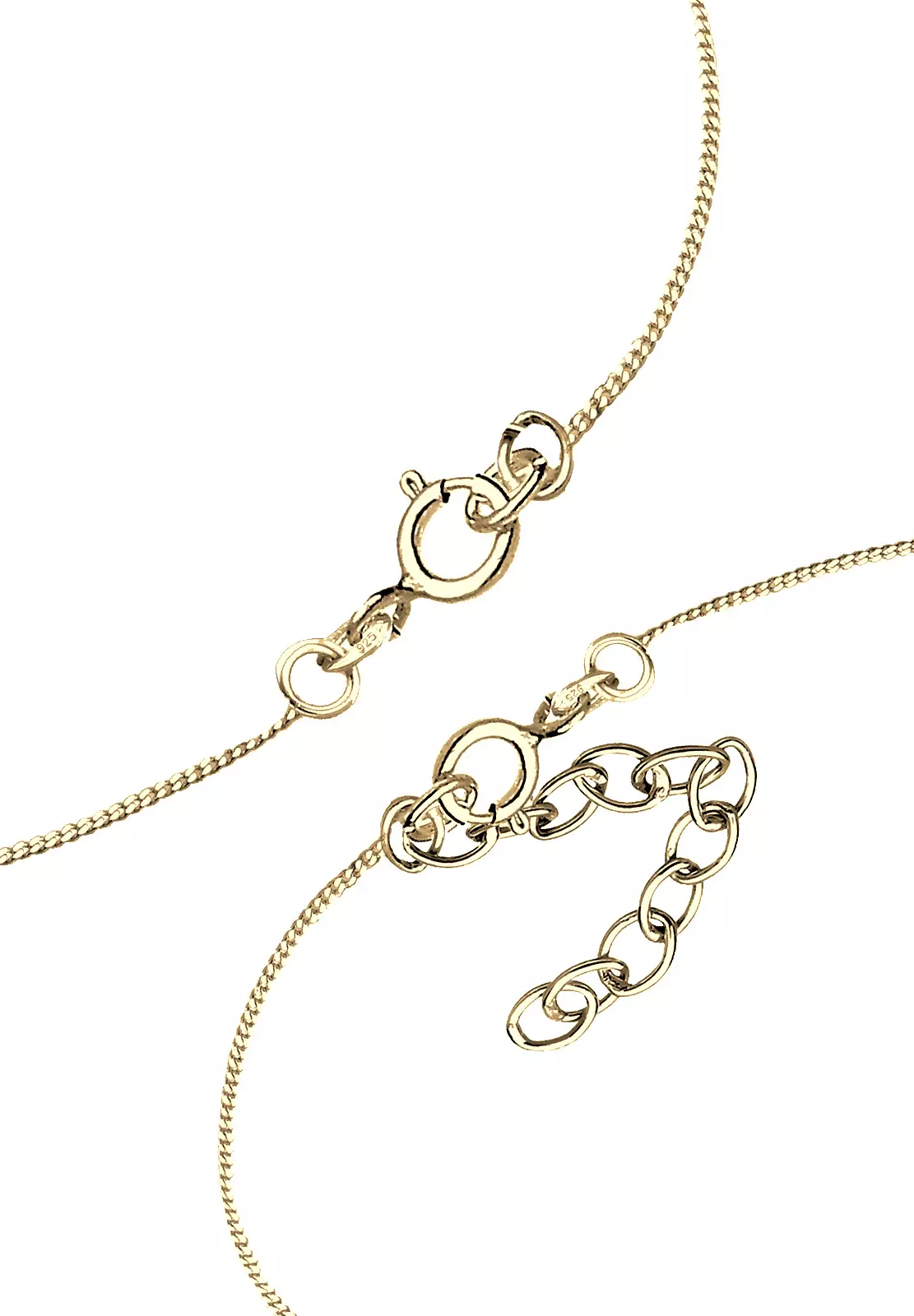 Necklace Mother Child Cut-Out Star Gold Plated