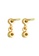 Elli Jewelry white Earrings Discreet Elegant Diamond Gold-Plated 313F2AC8930C60GS_4