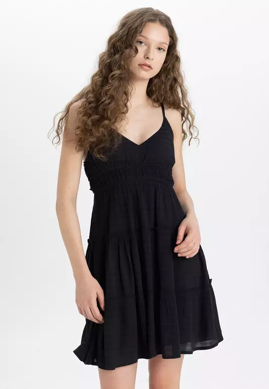 Tiered Mini Dress
