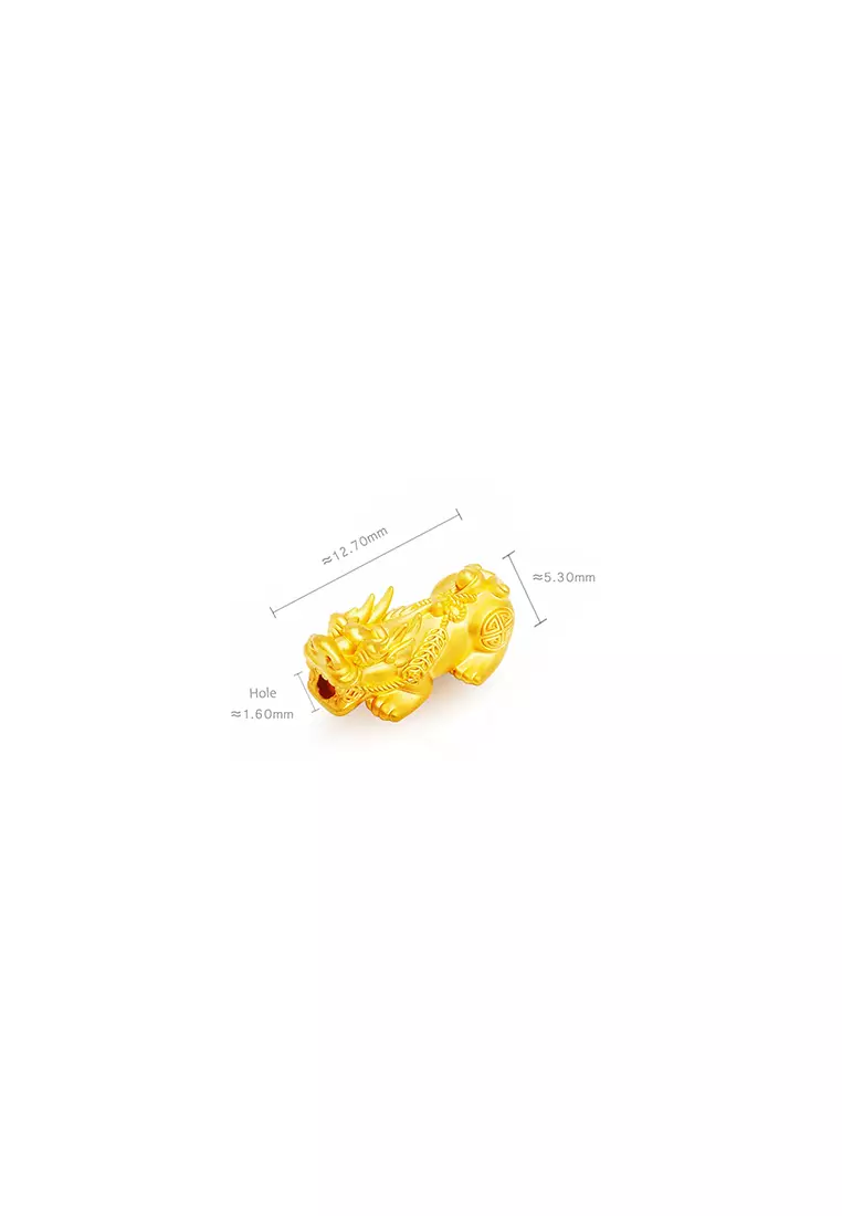 THE Mix Collection 999.9/24K足金 貔貅瑪瑙戒指 AGR-PX0.30G