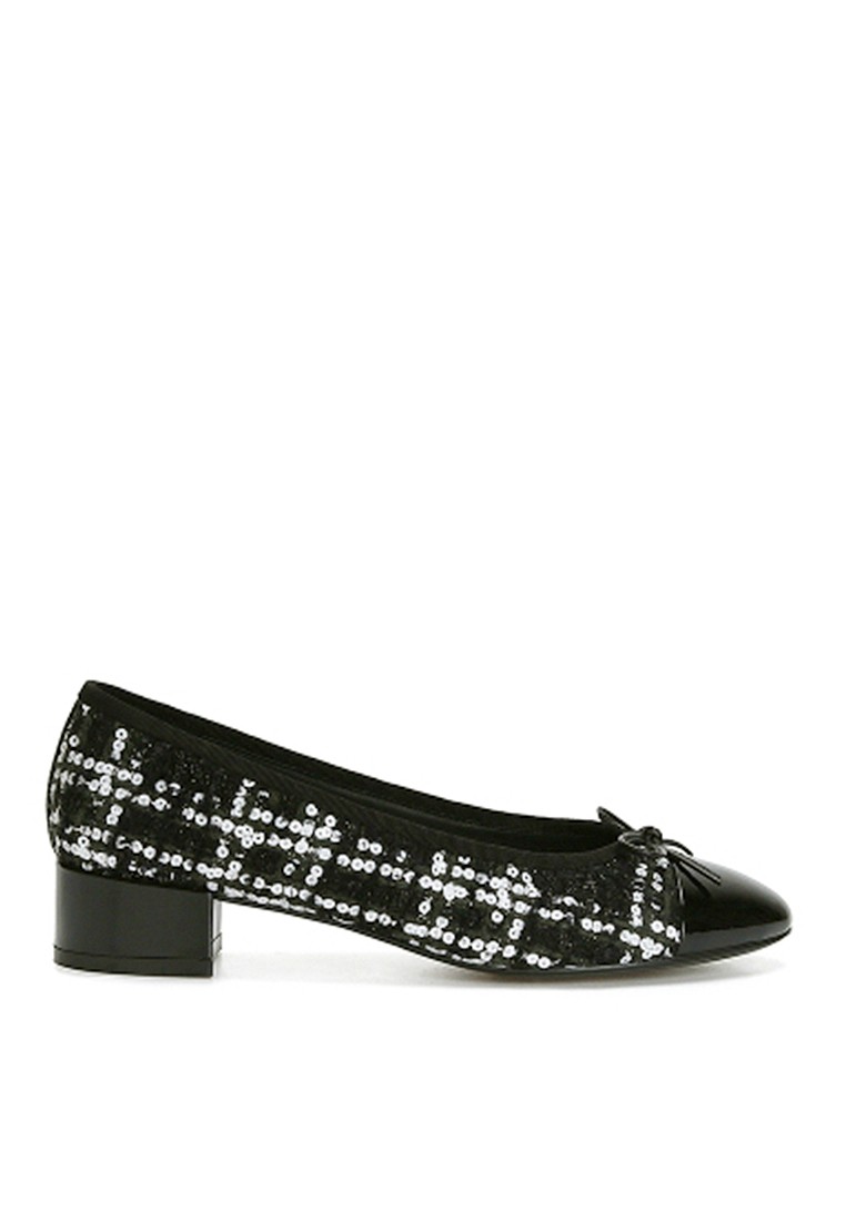 VANSA Fashion Woven Bow Mid Heel Pumps VSW-H1166-7