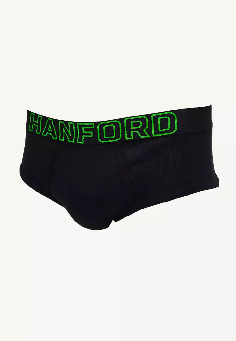 Premium Ribbed Cotton Modern Men's Hipster Briefs Neon Collection - Assorted (3in1 Pack)