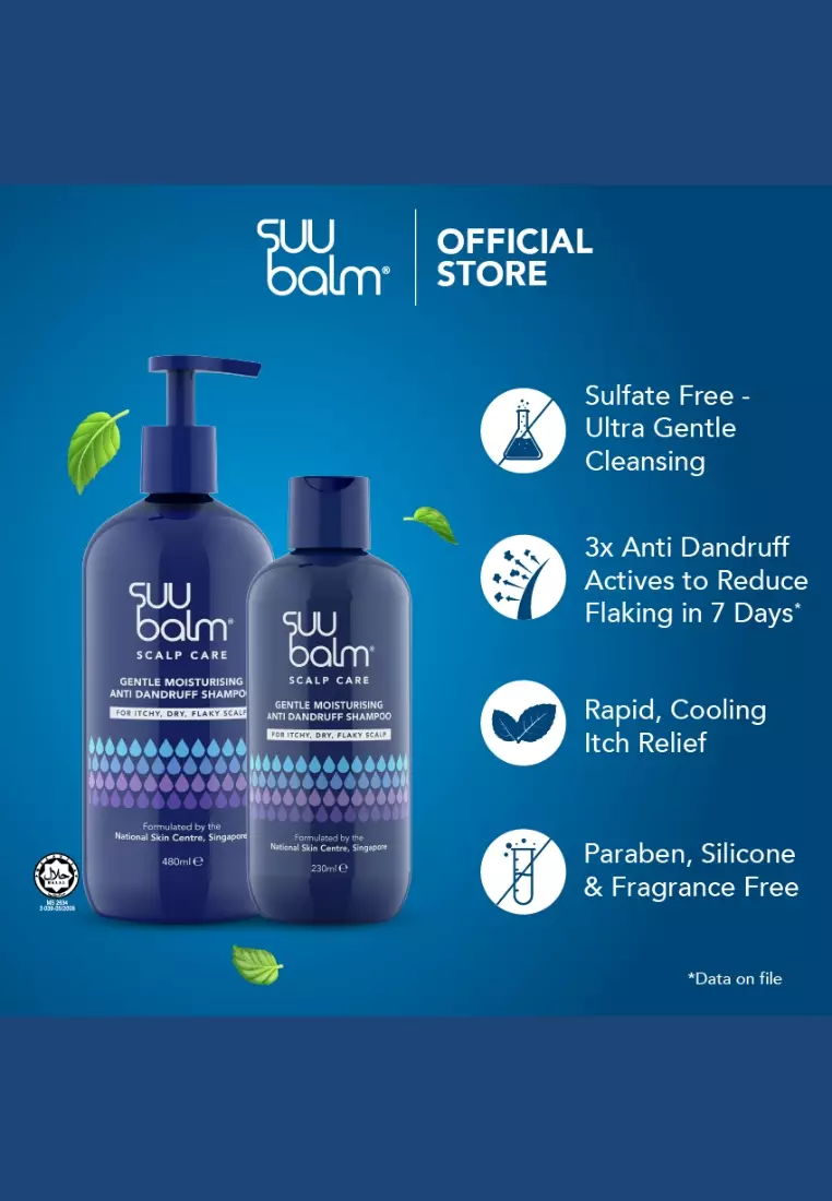 Gentle Moisturising Anti-Dandruff Shampoo 480ml