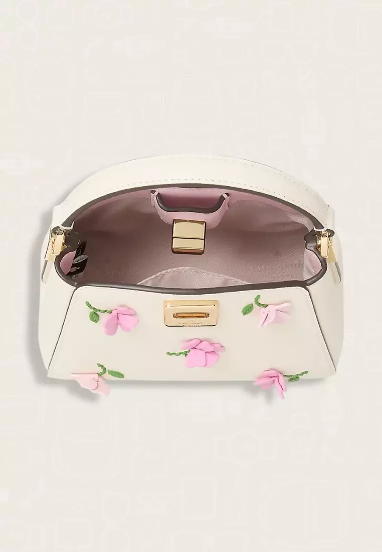 Kate Spade Phoebe Applique Mini Top Handle Crossbody Meringue Multi