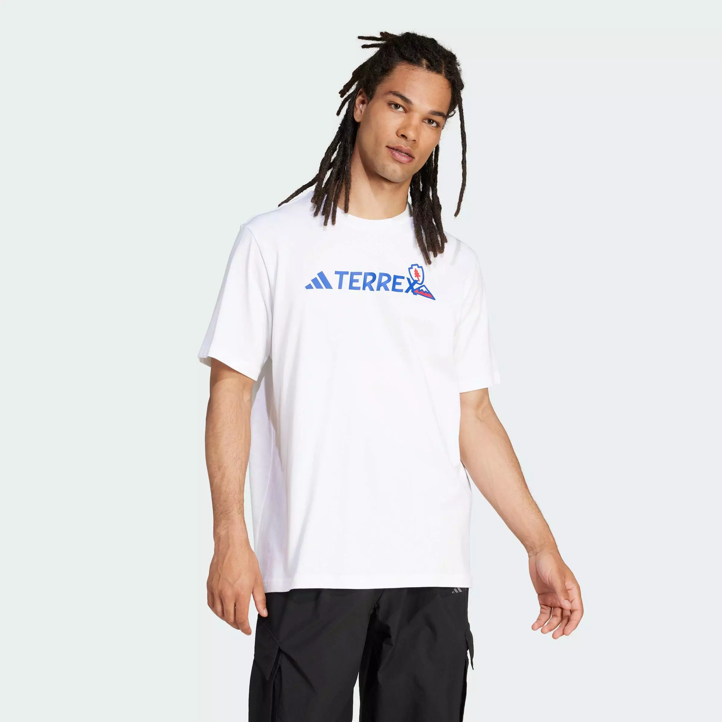Hiking Terrex Graphic Tee Men White JI9164