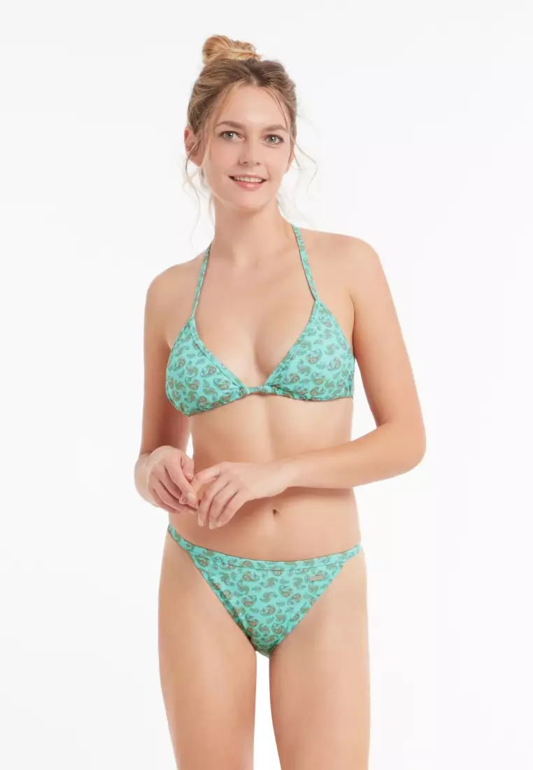 Buy Sunseeker Fantasy Paisley Blue Triangle Bikini Set 2026 Online