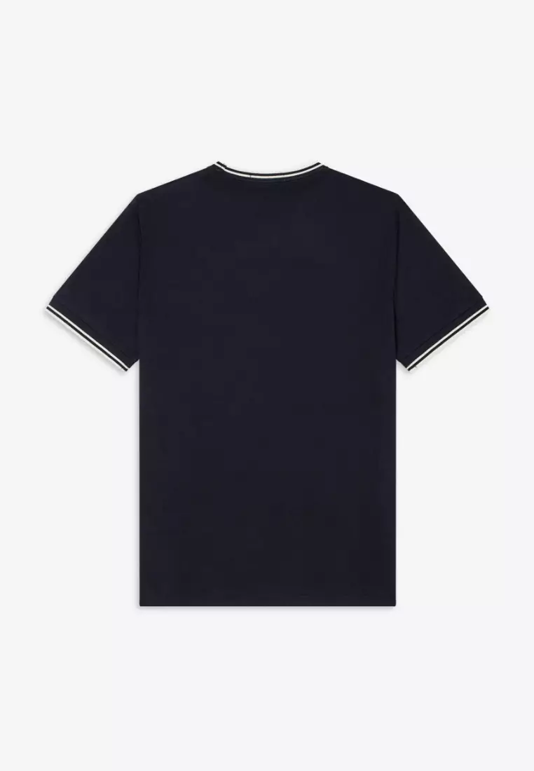 Fred Perry M1588 Twin Tipped T-Shirt (Navy)