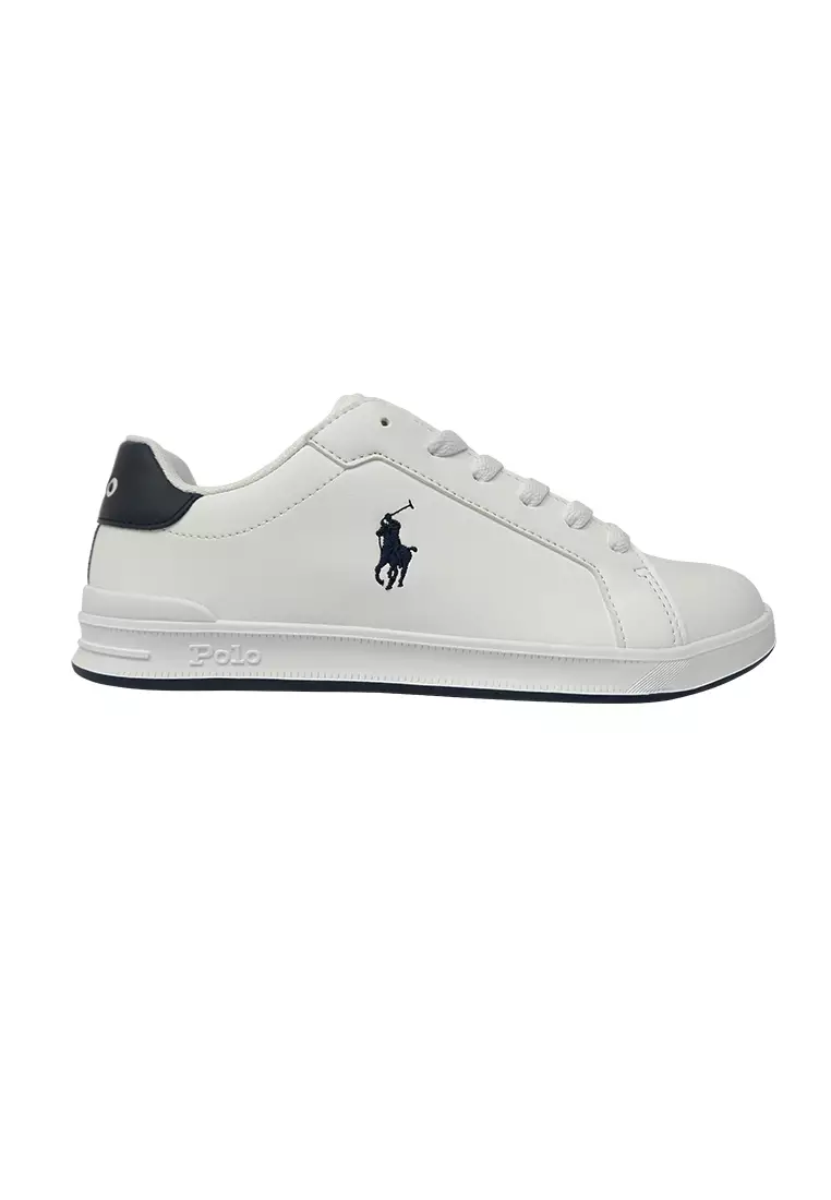 Discount on Polo Ralph Lauren  shoes - SKU: Heritage Court Ii- White & Navy