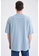 DeFacto blue Short Sleeve Oversize Cotton T-Shirt 20ACAAAE2D41B4GS_5