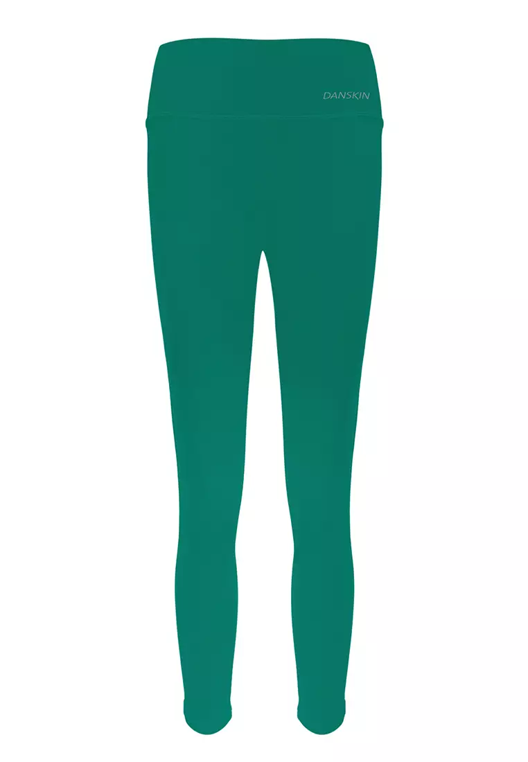 Buy Danskin MIghty Move Green High Waist Leggings With Pockets