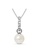 Krystal Couture gold KRYSTAL COUTURE Luminous Pearl Pendant Necklace in White Gold Adorned With Crystals from Swarovski® C012DAC7954AF4GS_1