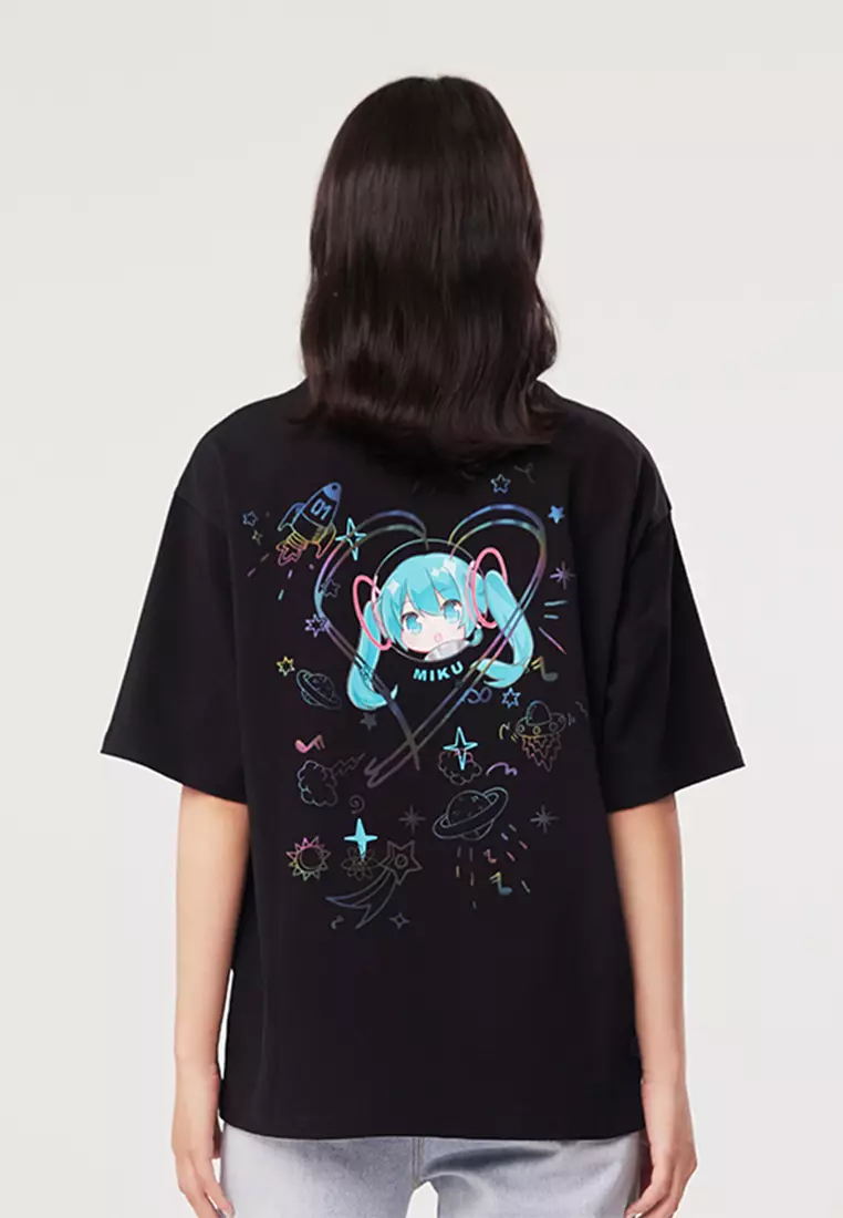 Oversized T-Shirt with Graphic Design