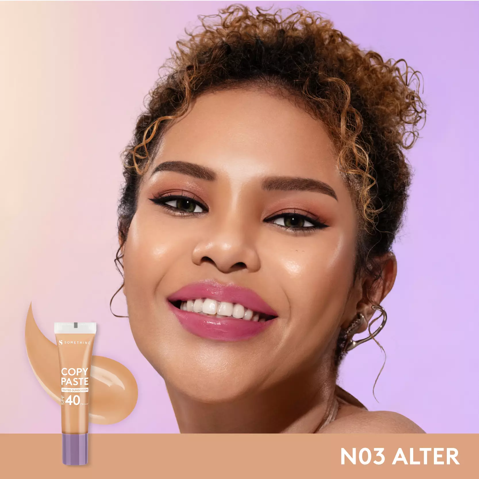 SOMETHINC Copy Paste Tinted Sunscreen SPF 40 PA++++ - Skin Tint N03 Alter