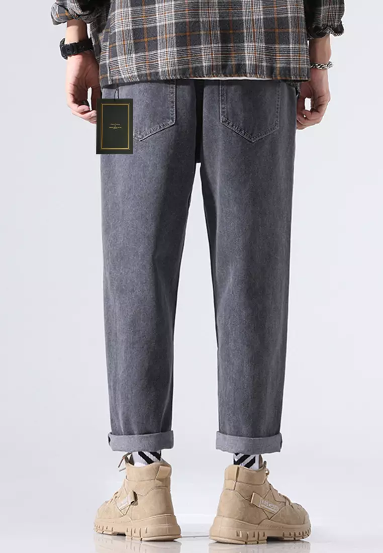 Tapered Washed Jeans AY-LS336