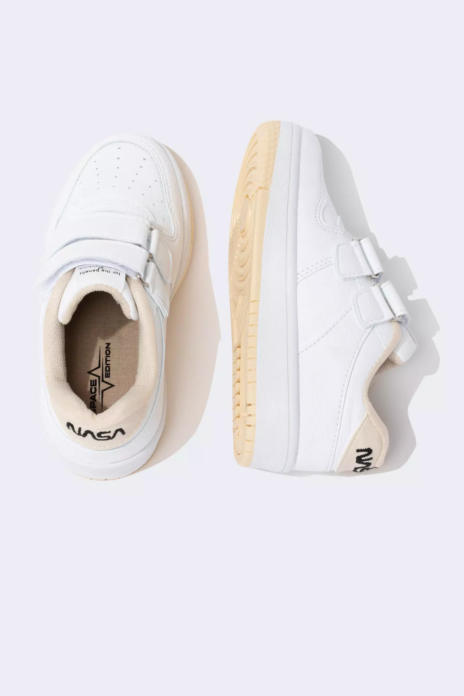 NASA Licensed Faux Leather Thick Sole Sneaker