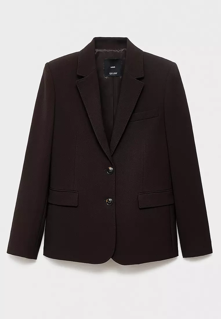 Straight-Fit Suit Jacket