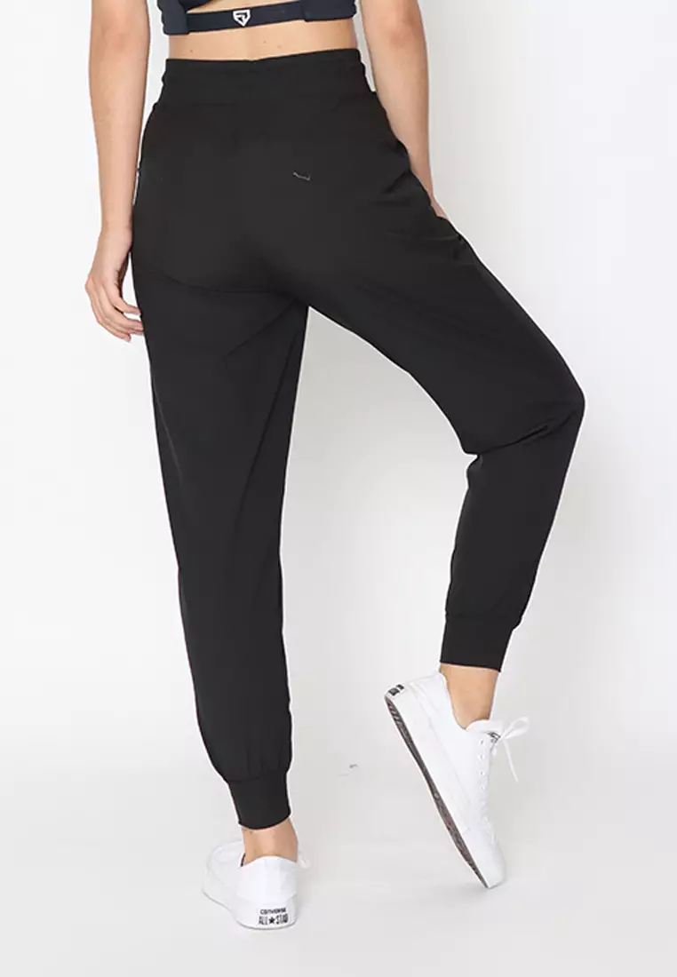 FITWEAR - Jogger Olahraga Wanita PETRA TRACK - JET BLACK