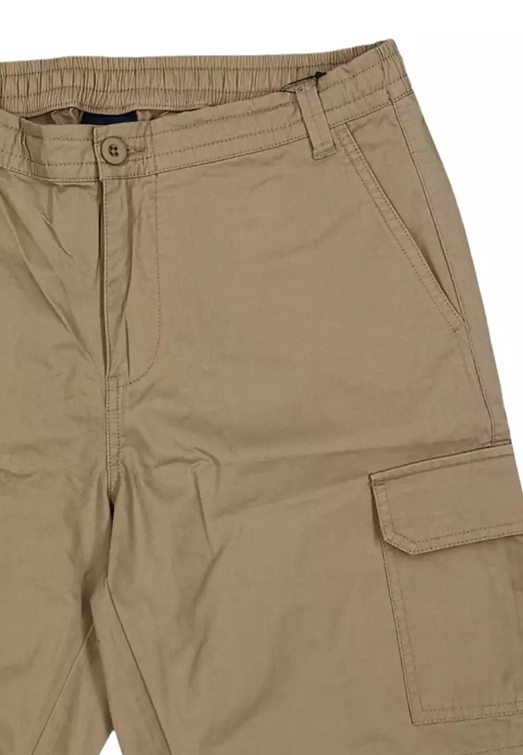 Men's Pull-On Cargo Shorts - Brown
