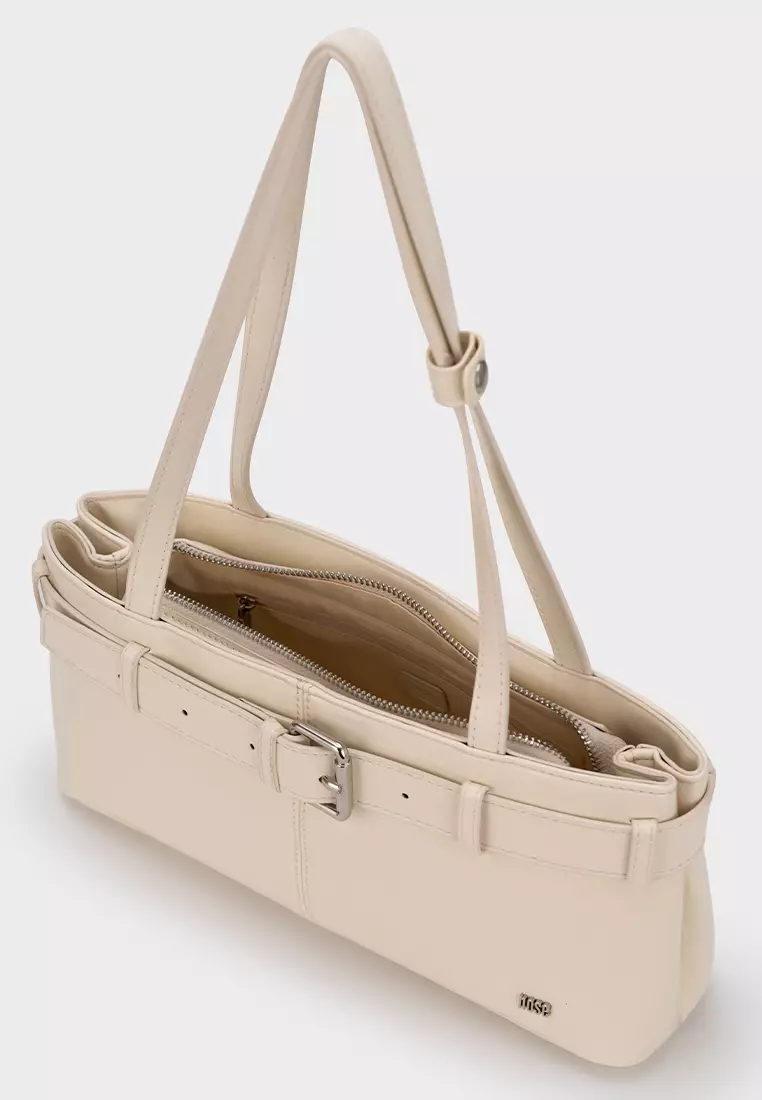BUCKLE-BELT SHOULDER BAG