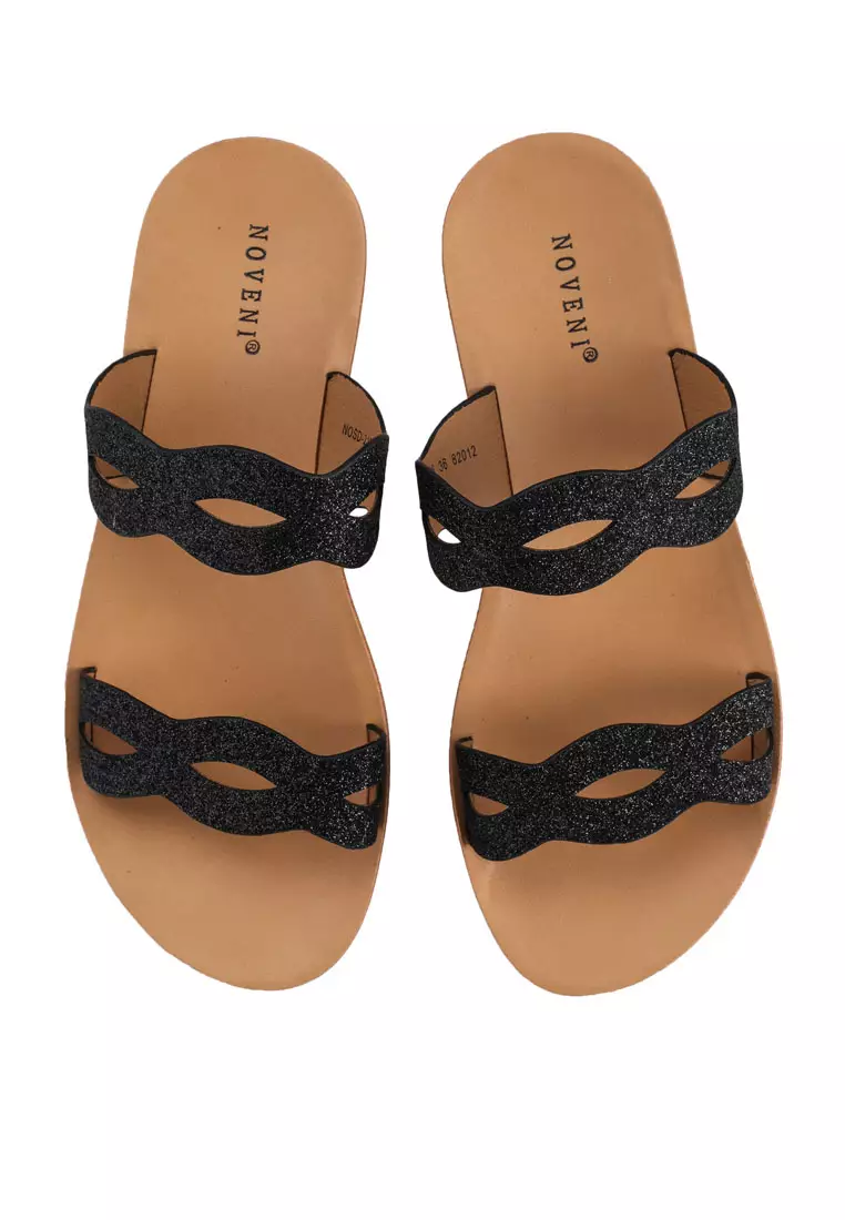 Glitter 2 sale strap sandals