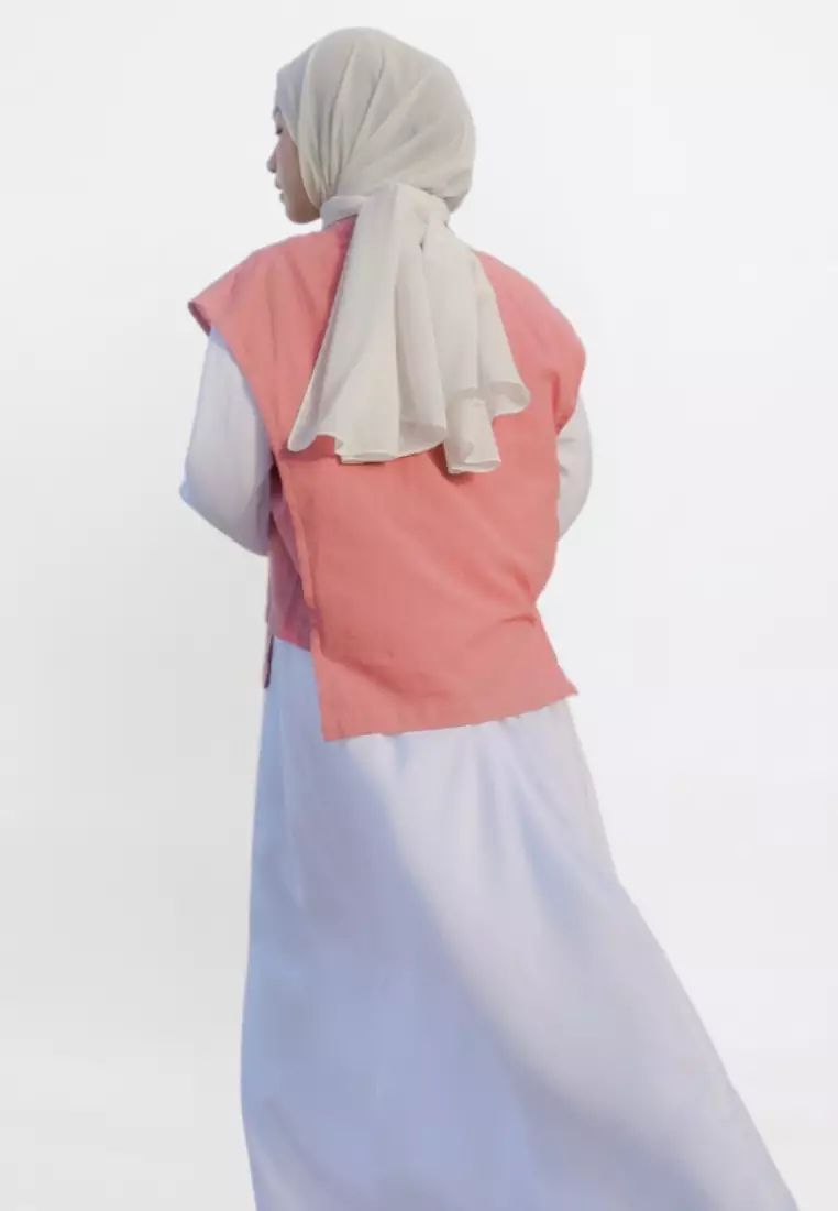 Gamis Cindy Set Deep Rose