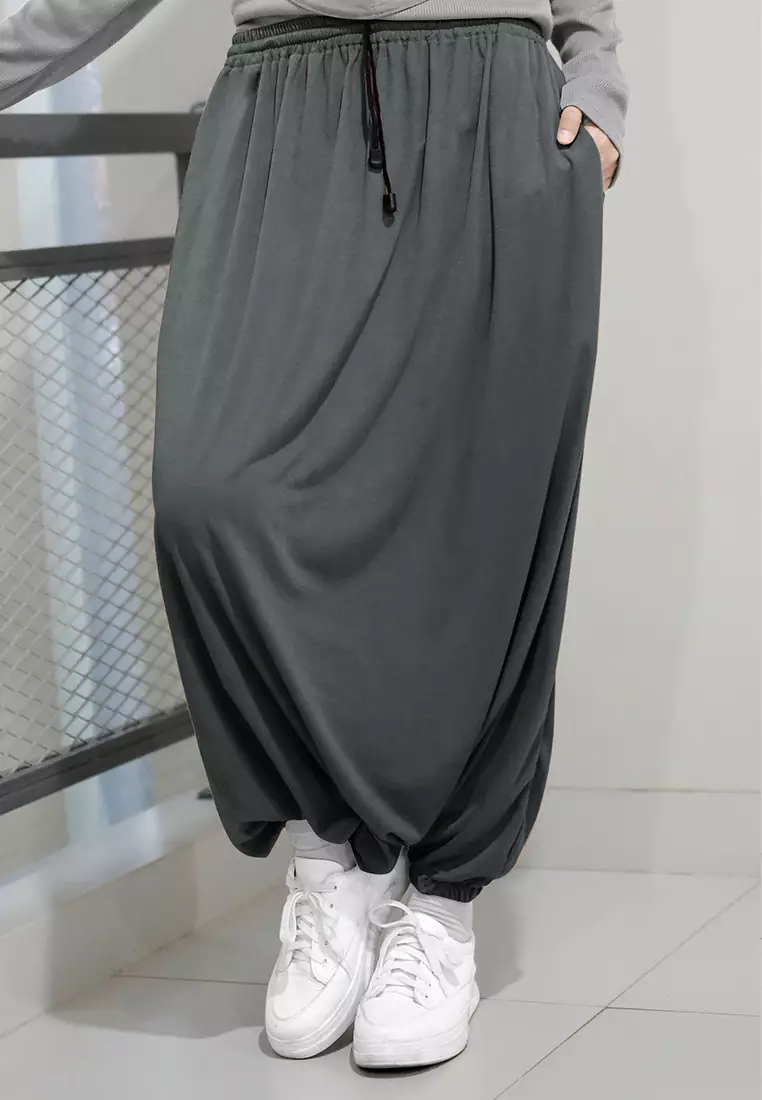 Zelena - Akira Sirwal Pants | Celana Olahraga | Harem Pants | Celana Syari Olahraga - L