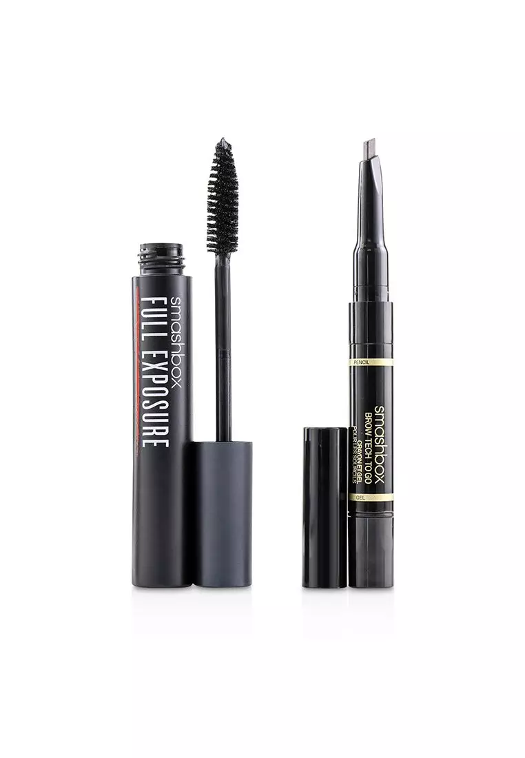 SMASHBOX - Get Framed Eye Duo Set : ( 1x Full Exposure Mascara, 1x Brow Tech To Go) 2pcs