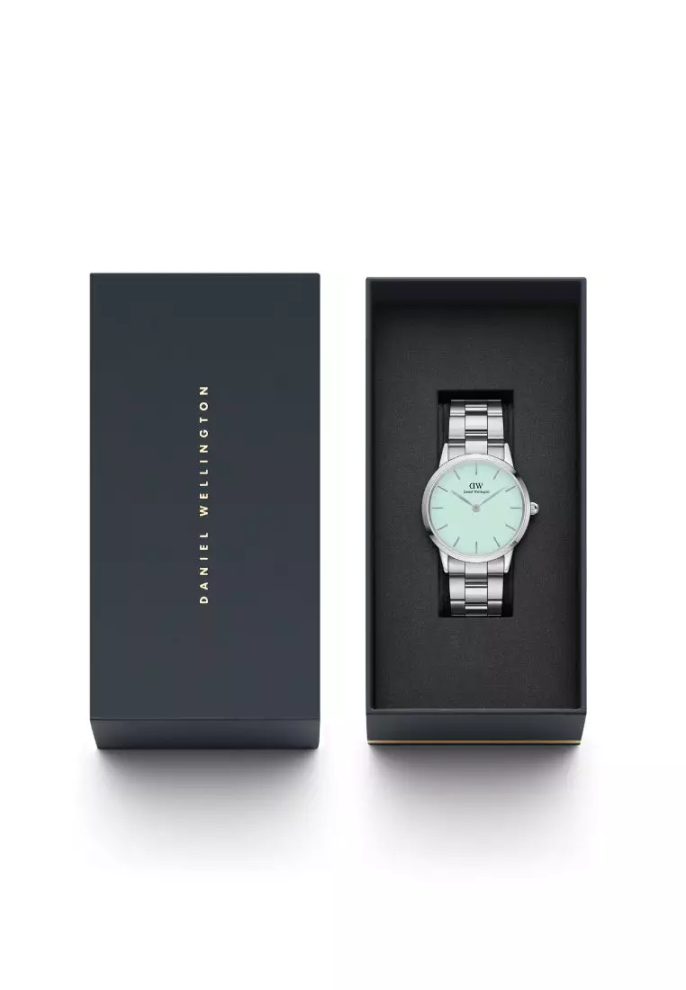 Daniel Wellington Iconic Link Mint 36mm Watch Pastel Green dial