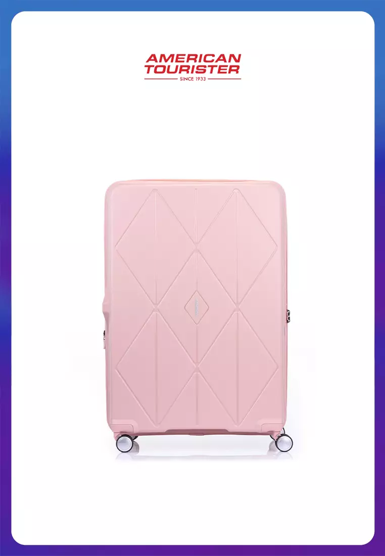 American Tourister Koper Hardcase Argyle Large 30 Inch EXP TSA V2 - Antique Pink