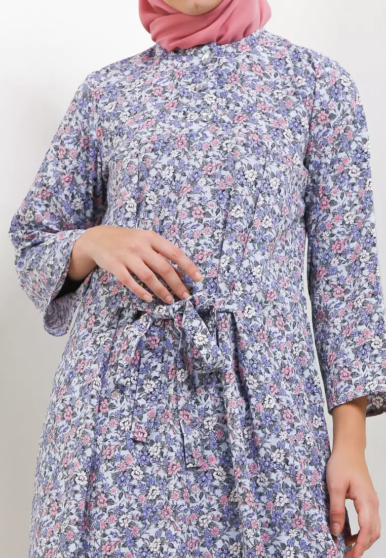 Gamis Batik Kembang 4