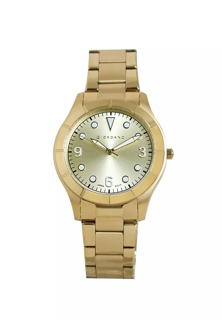 Buy Giordano Classic Gold Stainless Steel Analog Quartz Watch For